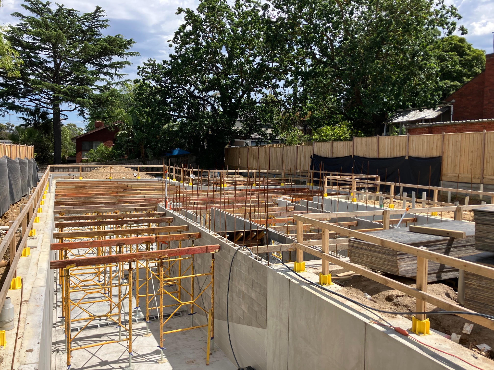 Geotechnical site conditions and excavation